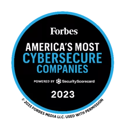 Forbes Most Cybersecure Companies 2023 award