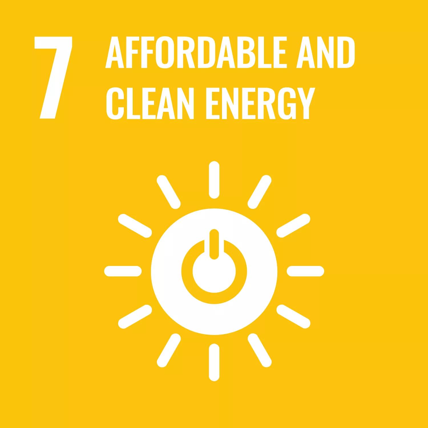 Goal 7: Affordable and clean energy