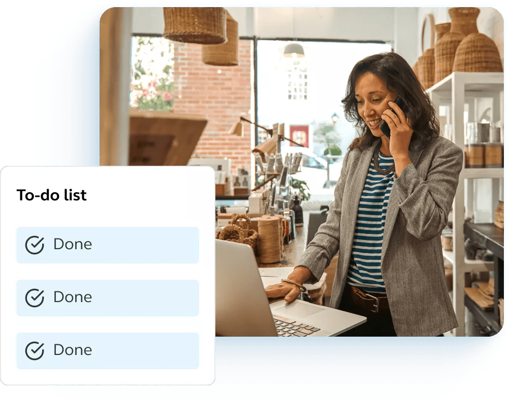 Sample to-do list with all tasks completed.