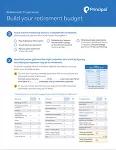 Thumbnail of the build your retirement budget worksheet.